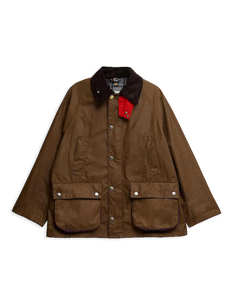 BARBOUR | Paul Smith loves Barbour Chaqueta encerada Oversized Bedale | 