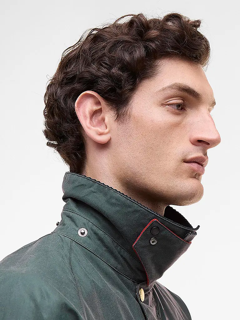 BARBOUR | Paul Smith loves Barbour Chaqueta encerada Transport | Gris