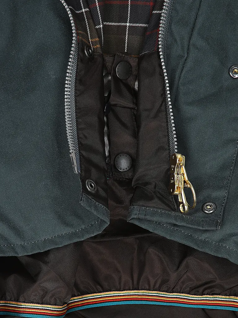 BARBOUR | Paul Smith loves Barbour Chaqueta encerada Transport | Gris