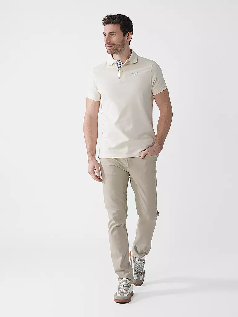BARBOUR | Polo de corte estándar | Crema