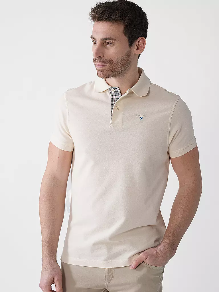 BARBOUR | Polo de corte estándar | Crema