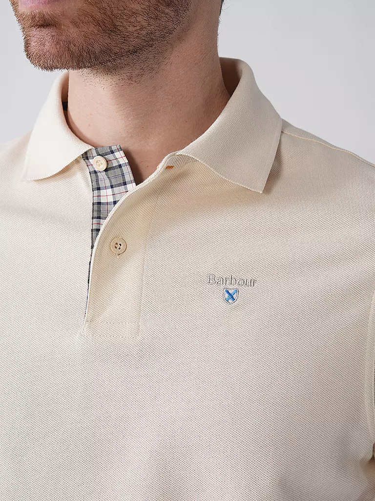 BARBOUR | Polo de corte estándar | Crema