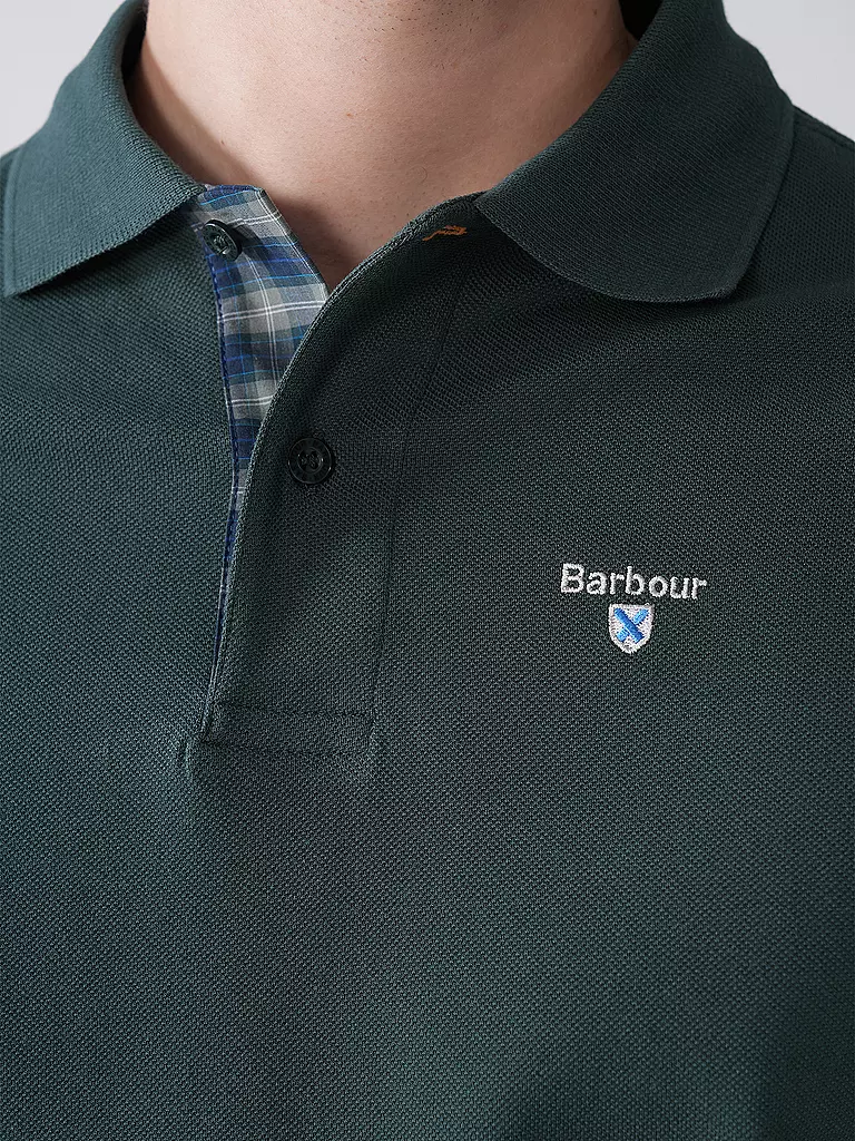 BARBOUR | Polo de corte regular | Verde oscuro