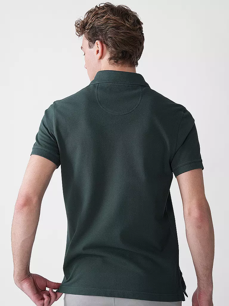 BARBOUR | Polo de corte regular | Verde oscuro