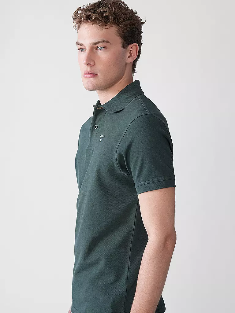 BARBOUR | Polo de corte regular | Verde oscuro