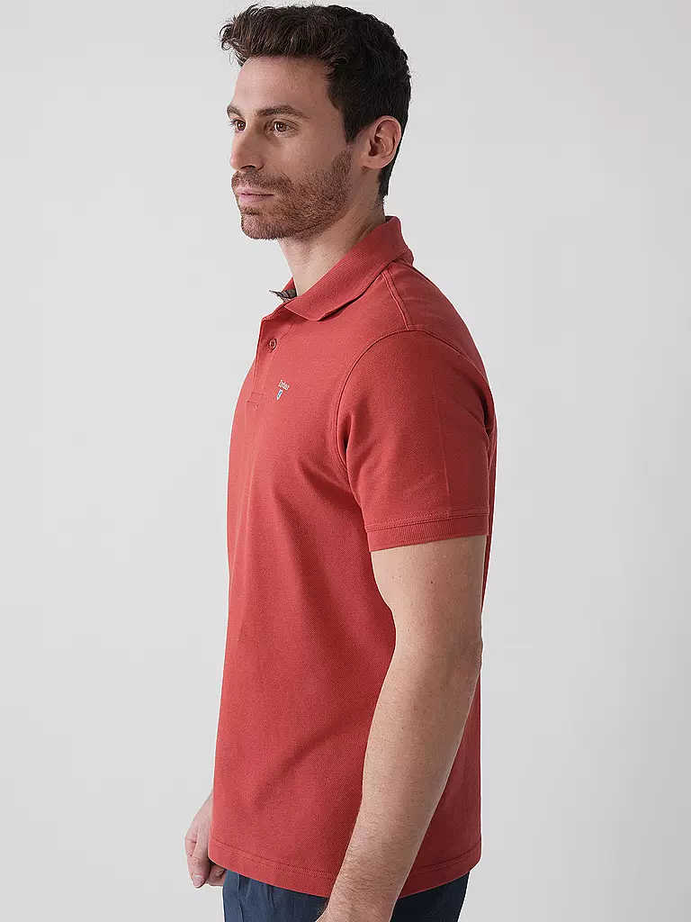 BARBOUR | Poloshirt de corte estándar | Rojo