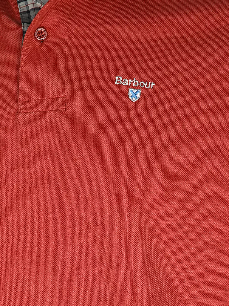 BARBOUR | Poloshirt de corte estándar | Rojo