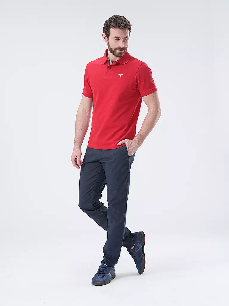 BARBOUR | Poloshirt Regular Fit | Rojo
