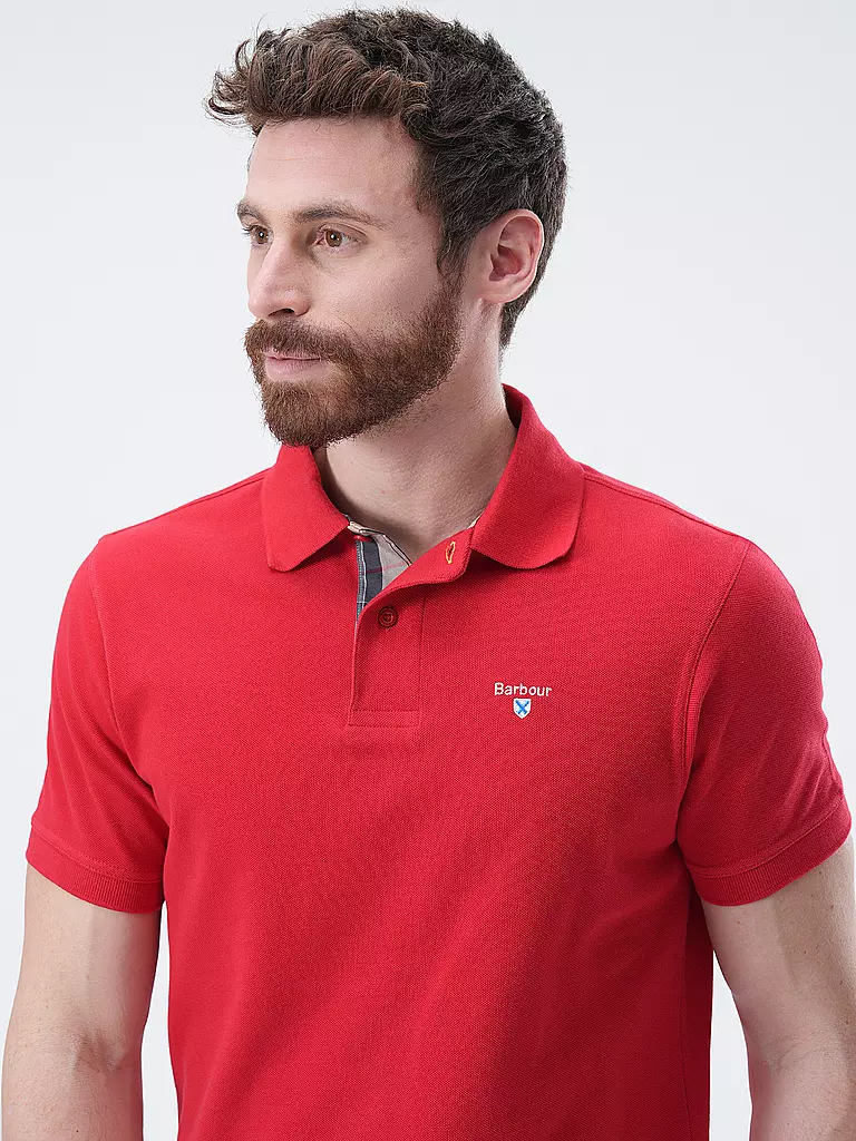 BARBOUR | Poloshirt Regular Fit | Rojo