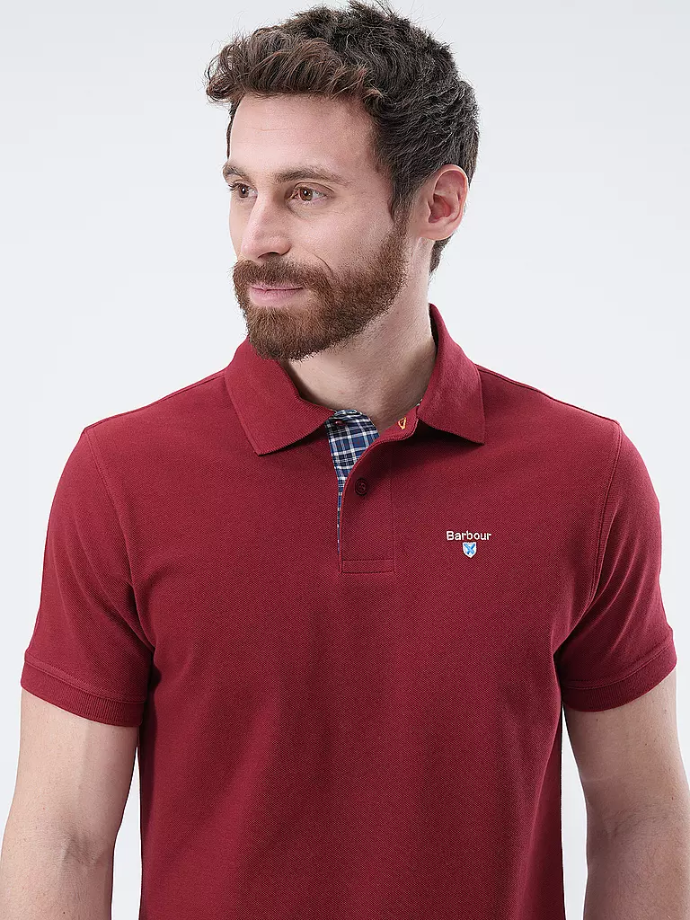 BARBOUR | Poloshirt Regular Fit | Rojo