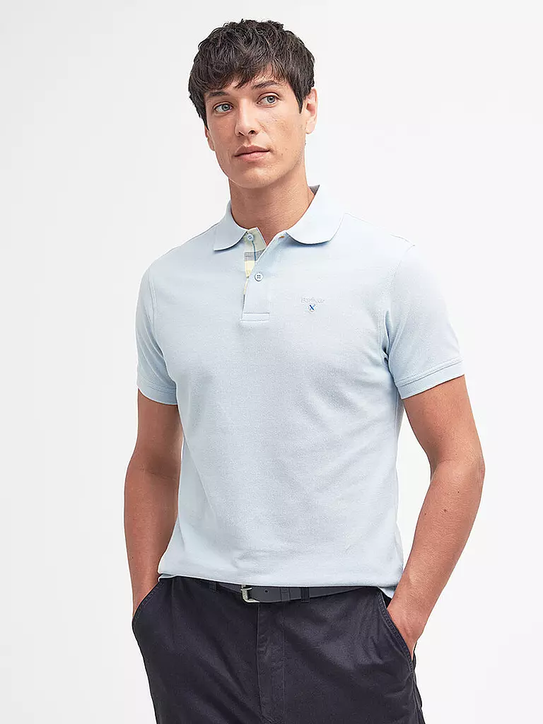 BARBOUR | Poloshirt Regular Fit | Azul claro