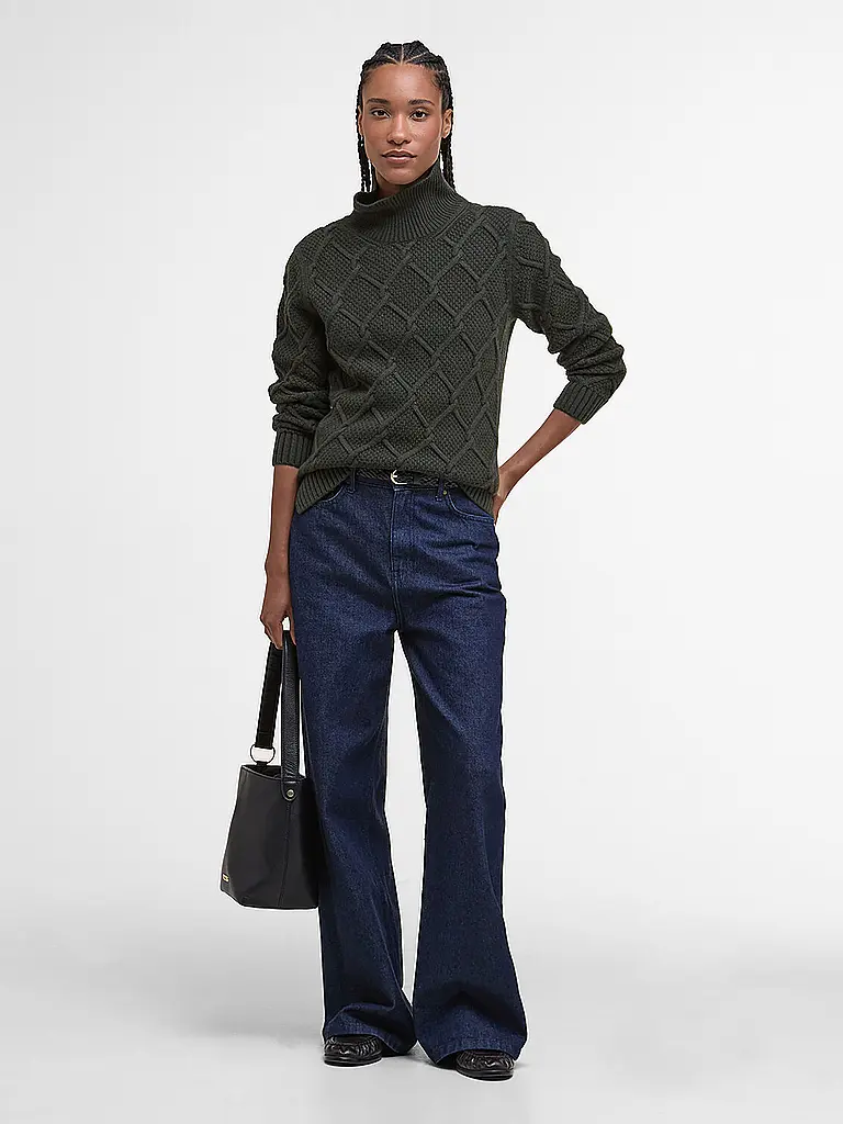 BARBOUR | Rollkragenpullover BURNE | Oliva