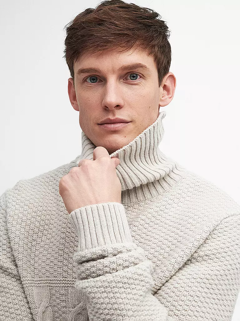 BARBOUR | Rollkragenpullover DALESIDE | Crema