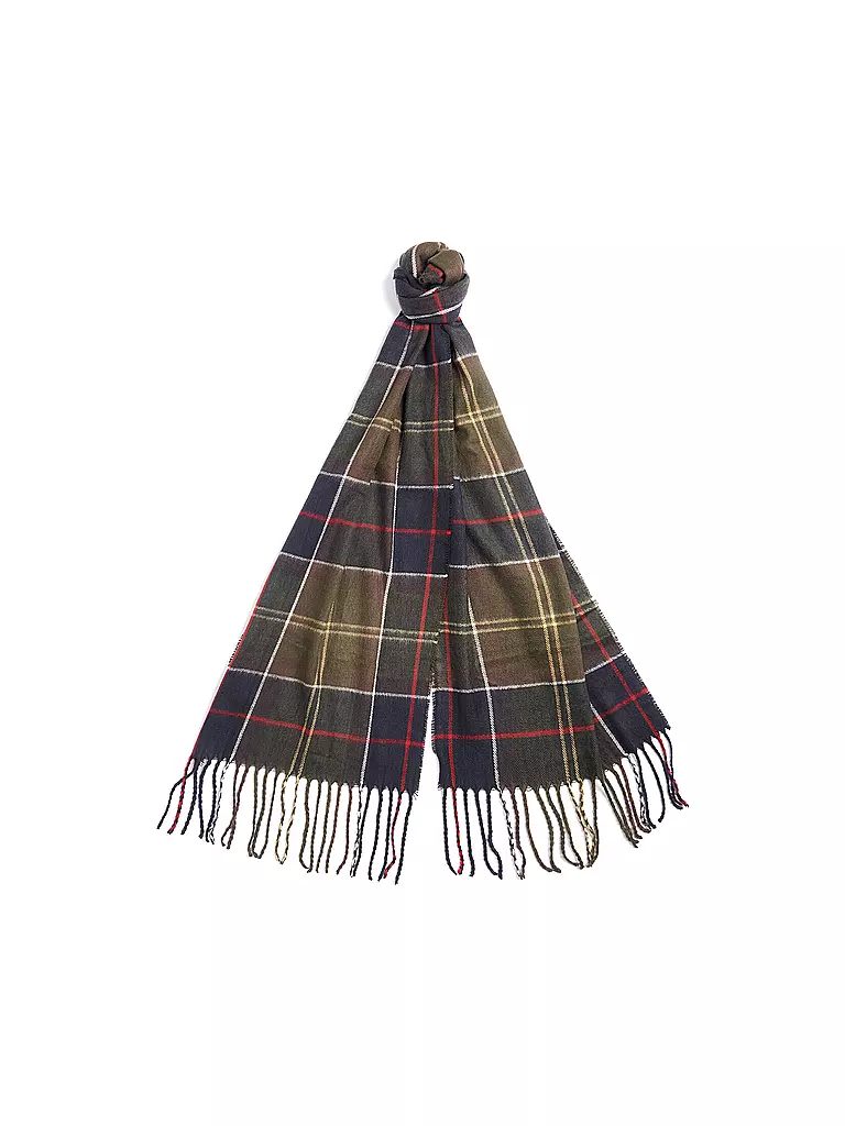 BARBOUR | Set de regalo de 2 piezas, bufanda y gorro SWINTON CHRISTMAS | Oliva