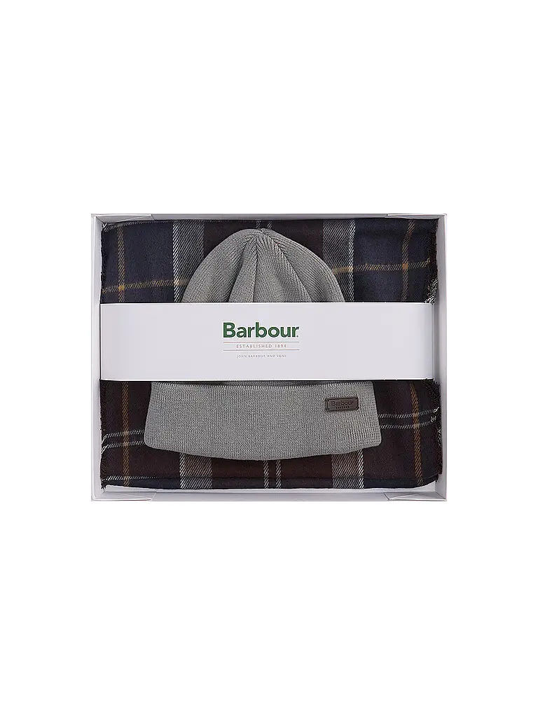 BARBOUR | Set de regalo de 2 piezas bufanda y gorro SWINTON CHRISTMAS |