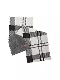 BARBOUR | Set de regalo gorro y bufanda PENDLE | Gris