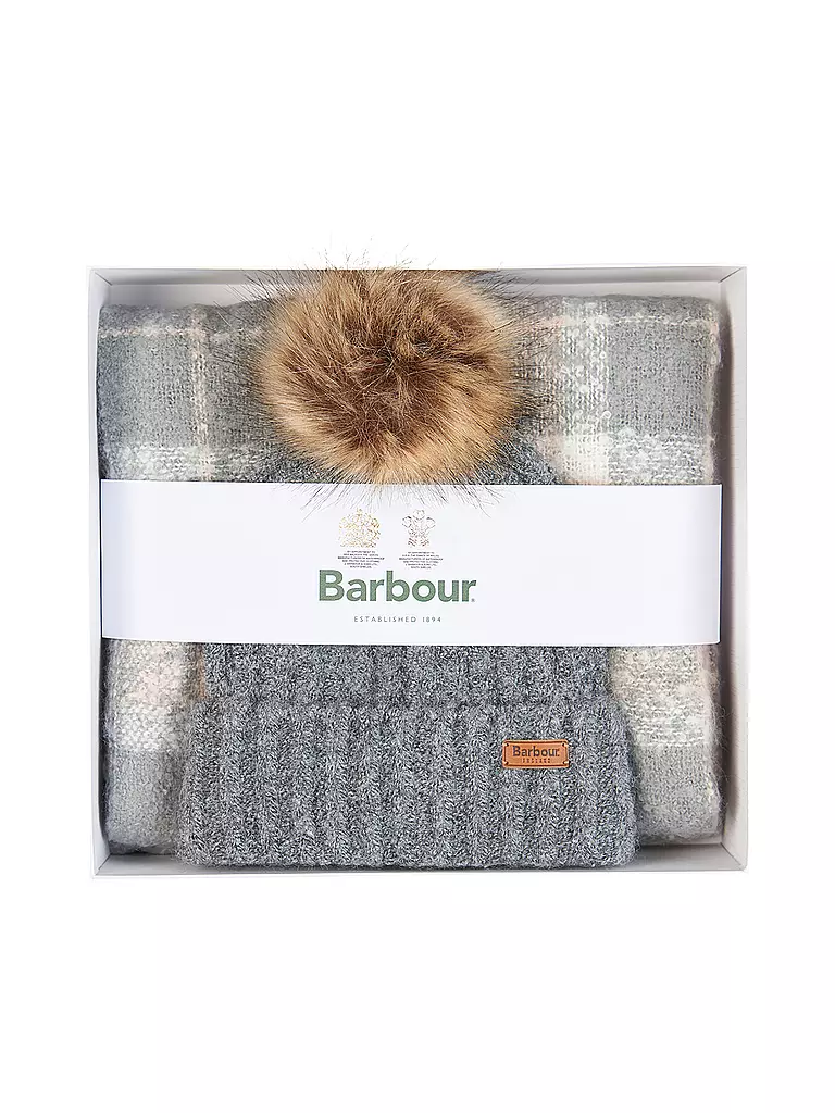 BARBOUR | Set de regalo gorro y bufanda SALTBURN | 