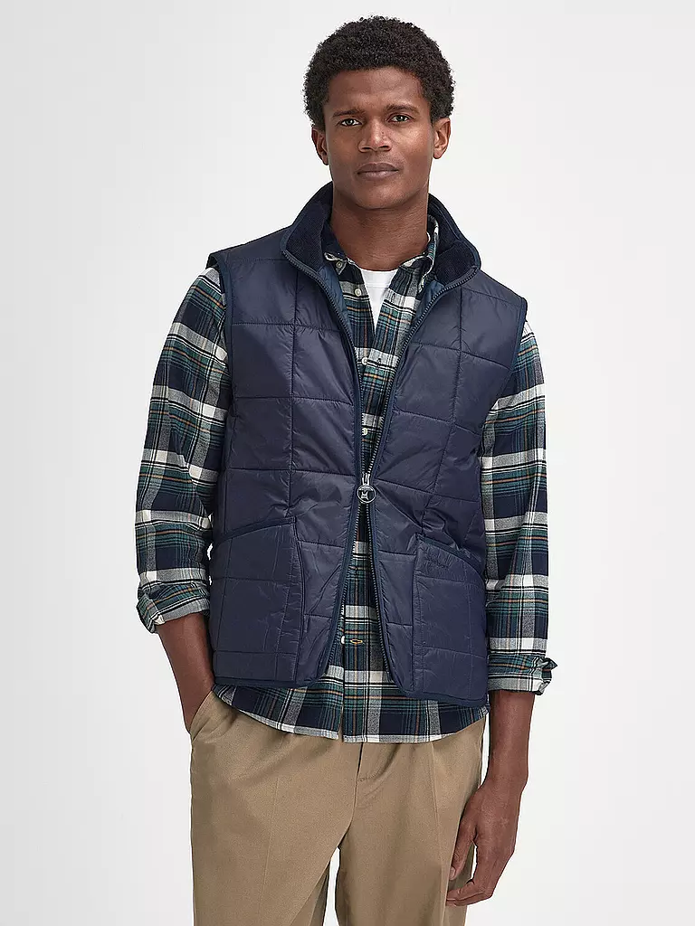 BARBOUR | Steppgilet AMBLE | Azul oscuro