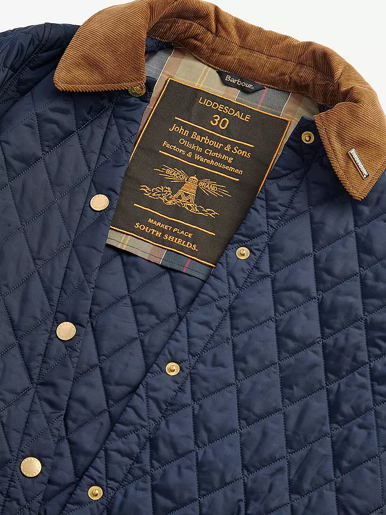 BARBOUR | Steppjacke MODERN LIDDESDALE | Azul oscuro