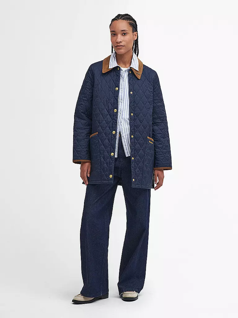 BARBOUR | Steppjacke MODERN LIDDESDALE | Azul oscuro
