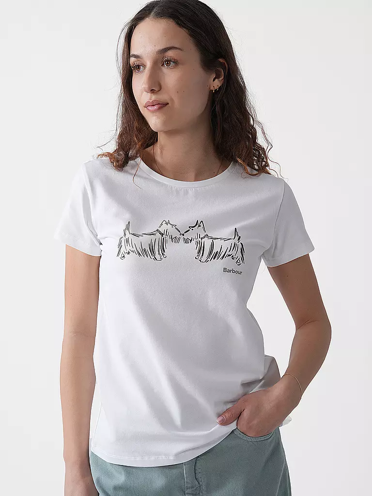 BARBOUR | T-Shirt HIGHLANDS | Blanco