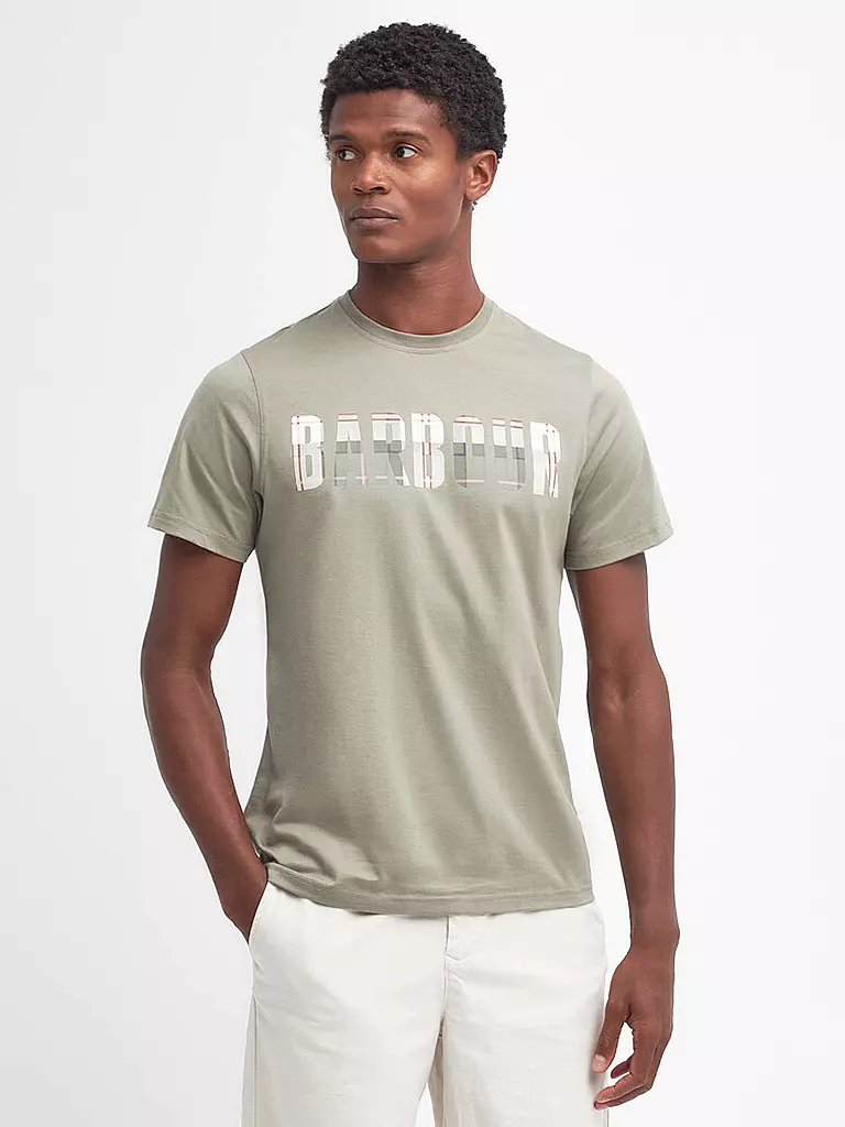 BARBOUR | T-Shirt THURNFORD | Verde claro