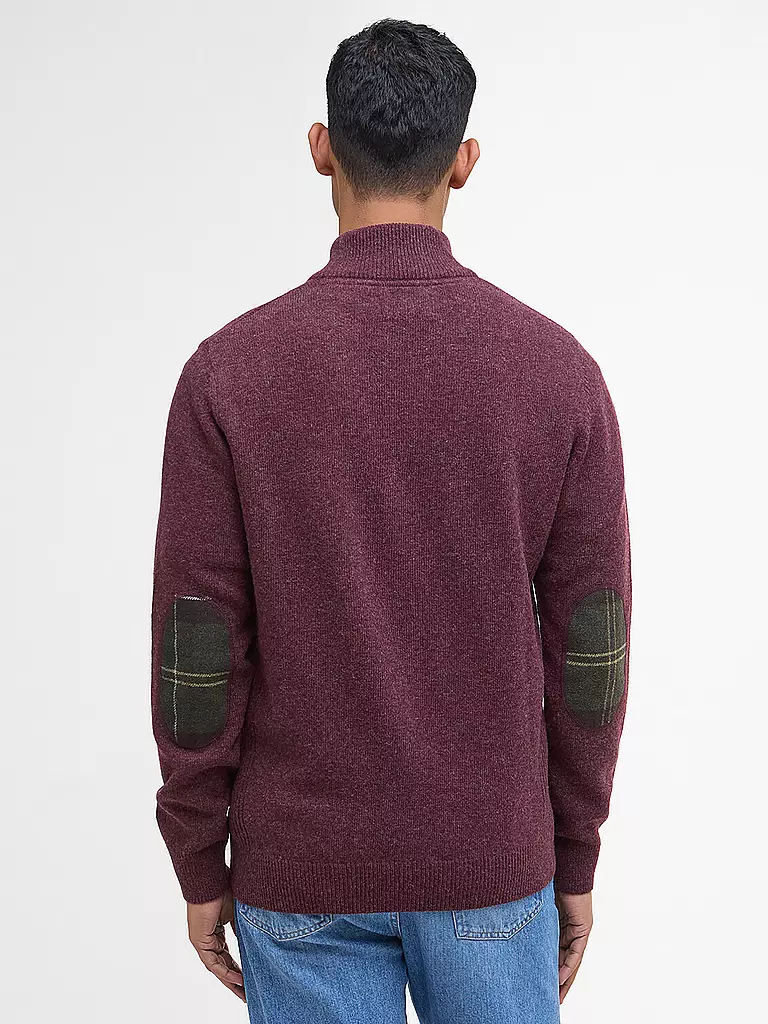 BARBOUR | Troyer Pullover HOLDIN | dunkelrot