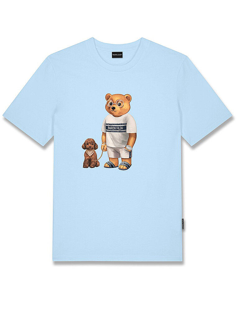 Camiseta azul claro XL