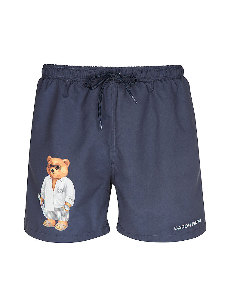 Bañador tipo shorts azul S