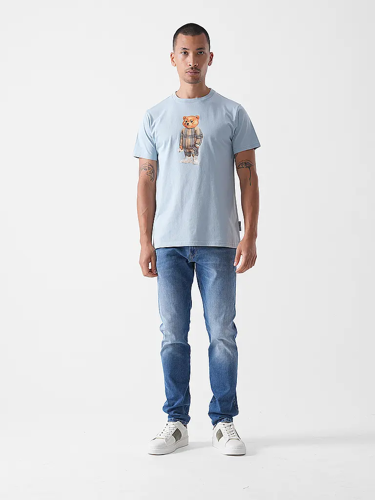 BARON FILOU | Camiseta THE TRACKSUIT ICON | Azul claro