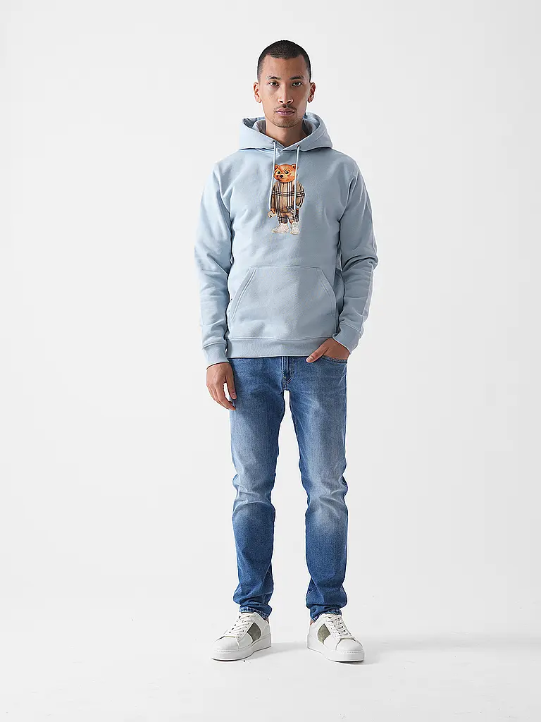 BARON FILOU | Kapuzensweater - Sudadera con capucha THE TRACKSUIT ICON | Azul claro