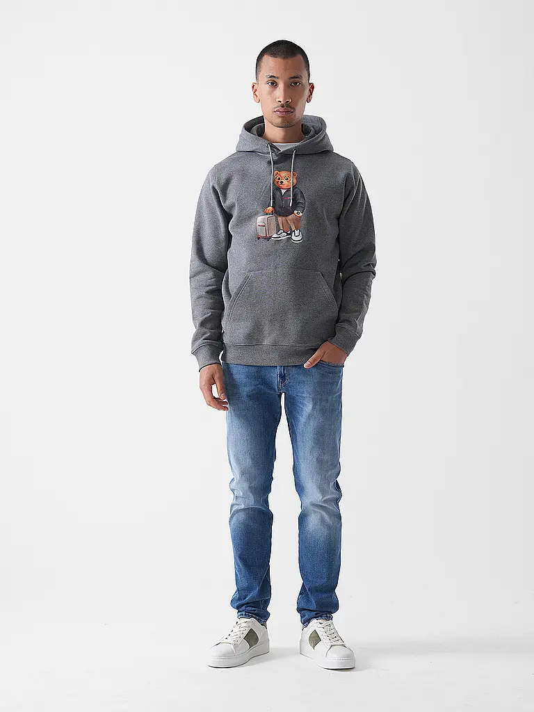 BARON FILOU | Sudadera con capucha - Hoodie THE JETSET TRAVELER | Gris