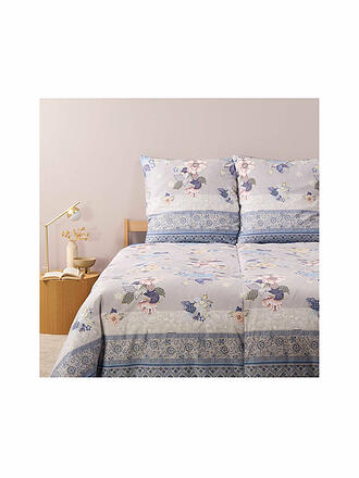 BASSETTI | Ropa de cama de satén HANAMI 70x90cm/140x200cm Azul