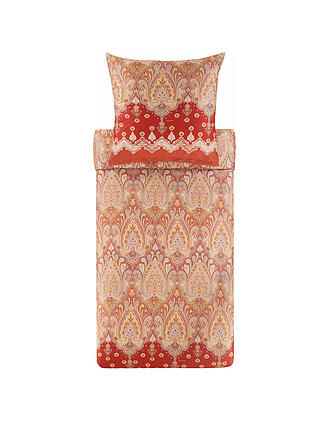 BASSETTI | Ropa de cama de satén ISOLABELLA 70x90cm/140x200cm Rojo