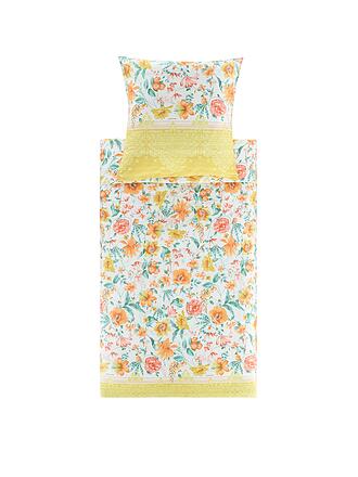 BASSETTI | Ropa de cama de satén CASABLANCA 70x90cm/140x200cm Amarillo