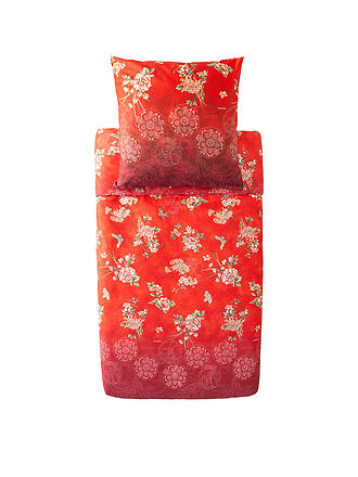 BASSETTI | Ropa de cama de satén 70x90cm / 140x200cm ESPERIDI Rojo