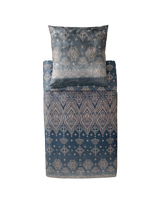 BASSETTI | Ropa de cama de satén 70x90cm / 140x220cm KERALA Verde esmeralda