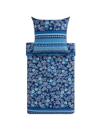 BASSETTI | Ropa de cama de satén VARIGOTTI 70x90cm/140x200cm Azul