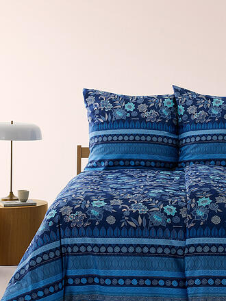 BASSETTI | Ropa de cama de satén VARIGOTTI 70x90cm/140x200cm Azul