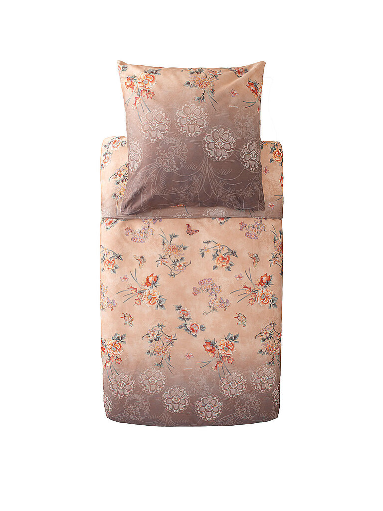 BASSETTI Ropa de cama de satén 70x90cm / 140x200cm ESPERIDI Beige beige