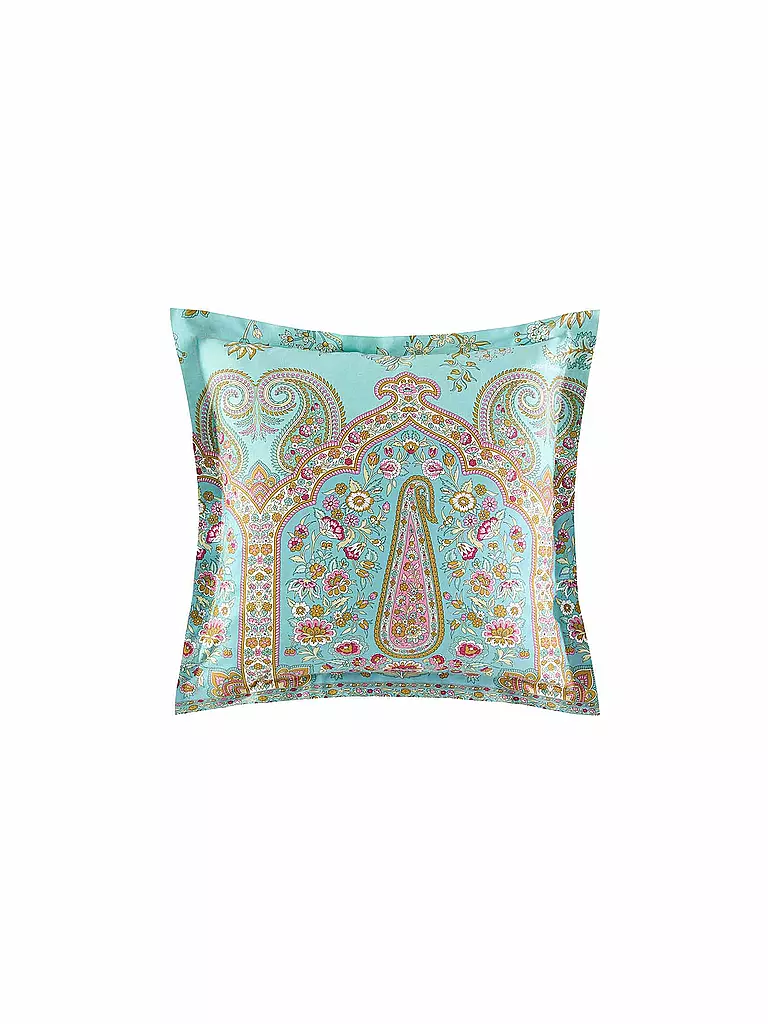 BASSETTI | Funda de almohada INDIAN ROSES 50x50cm Menta | Menta