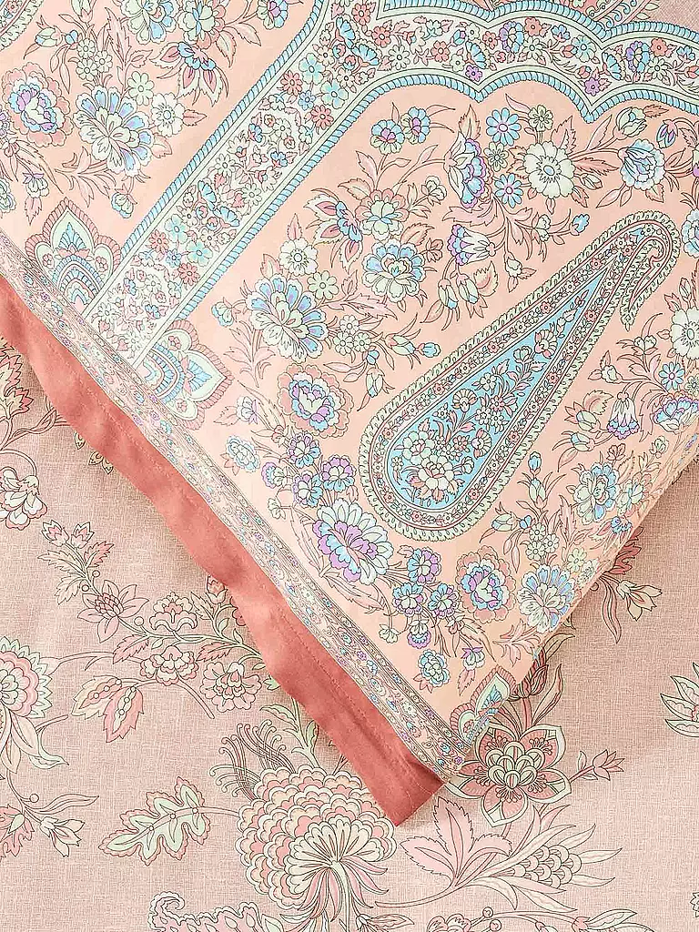 BASSETTI | Juego de cama de satén INDIAN ROSES 70x90cm/140x200cm Beige | beige