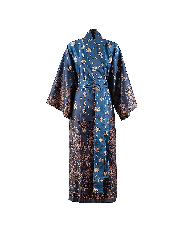 BASSETTI | Kimono de mujer GOLD DECOR | Azul oscuro