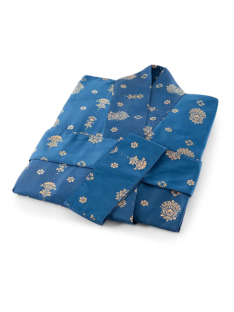 BASSETTI | Kimono de mujer GOLD DECOR | Azul oscuro