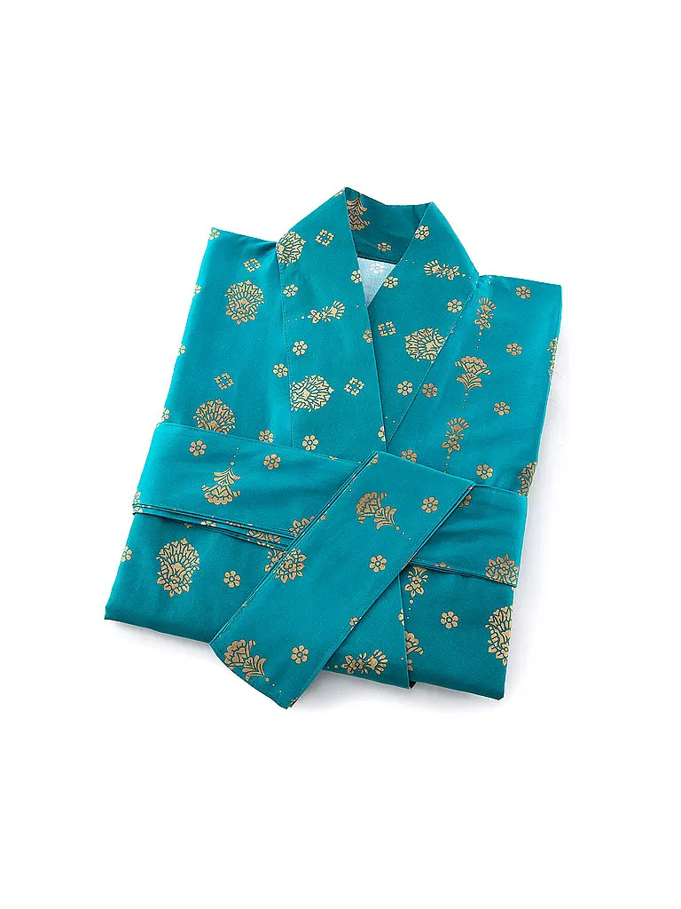 BASSETTI | Kimono de mujer GOLD DECOR | Petróleo