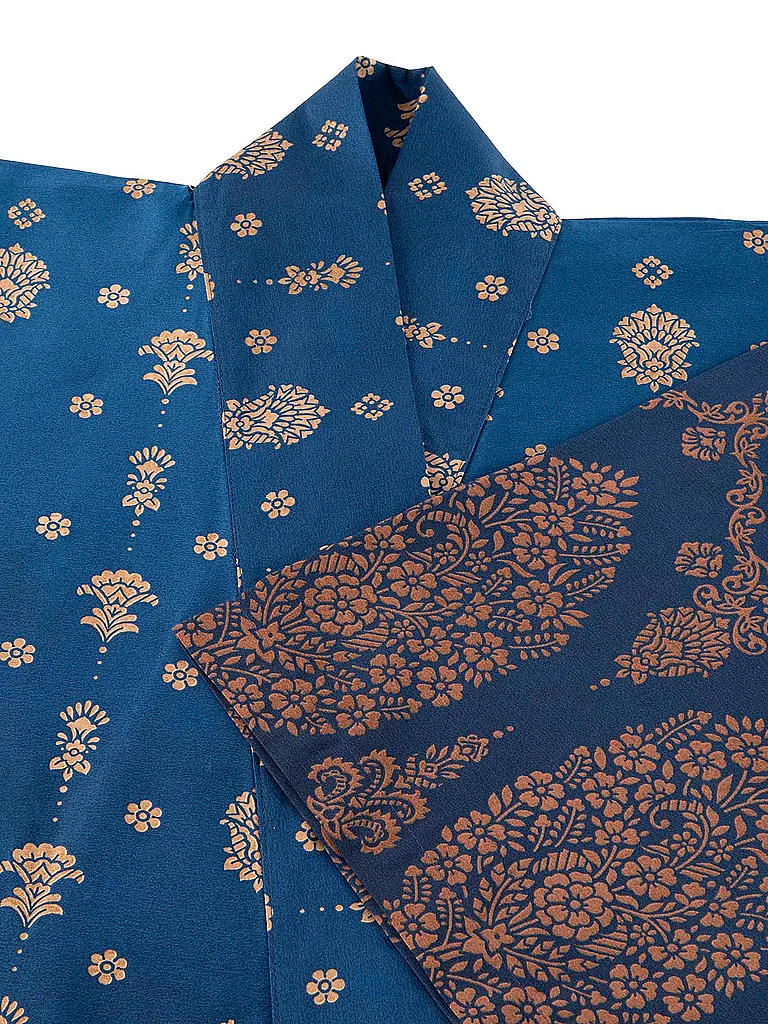 BASSETTI | Kimono de mujer GOLD DECOR | Azul oscuro