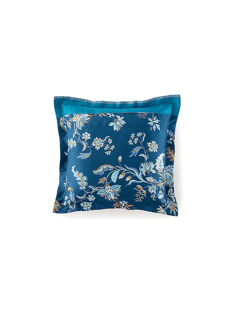 BASSETTI | Ropa de cama de satén 2x70x90cm/ 200x200cm INDIAN ROSES Azul | 