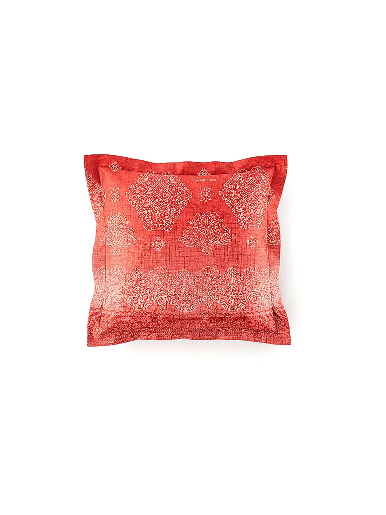 BASSETTI | Ropa de cama de satén 2x70x90cm/ 200x200cm KERALA Burdeos | 