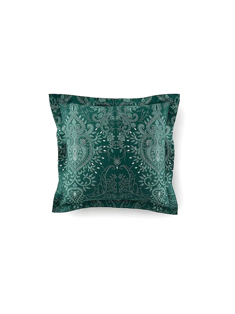 BASSETTI | Ropa de cama de satén 2x70x90cm/ 200x200cm MONNALISA Verde | Verde oscuro