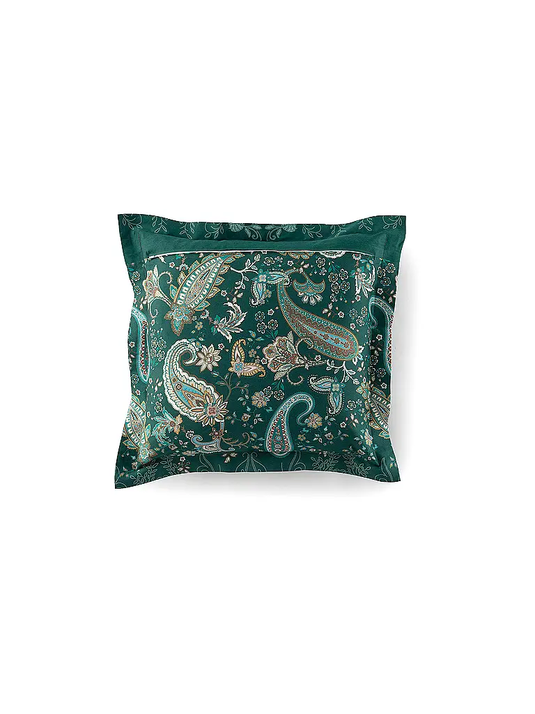 BASSETTI | Ropa de cama de satén 2x70x90cm/ 200x200cm MONNALISA Verde | Verde oscuro